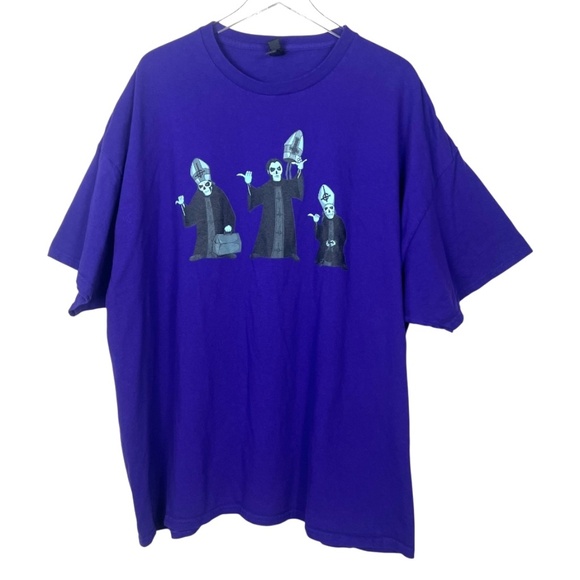 Halloween Men Fun Purple Graphic Novelty T-Shirt Size‎ 4XL 4TG 4EG - Picture 3 of 8